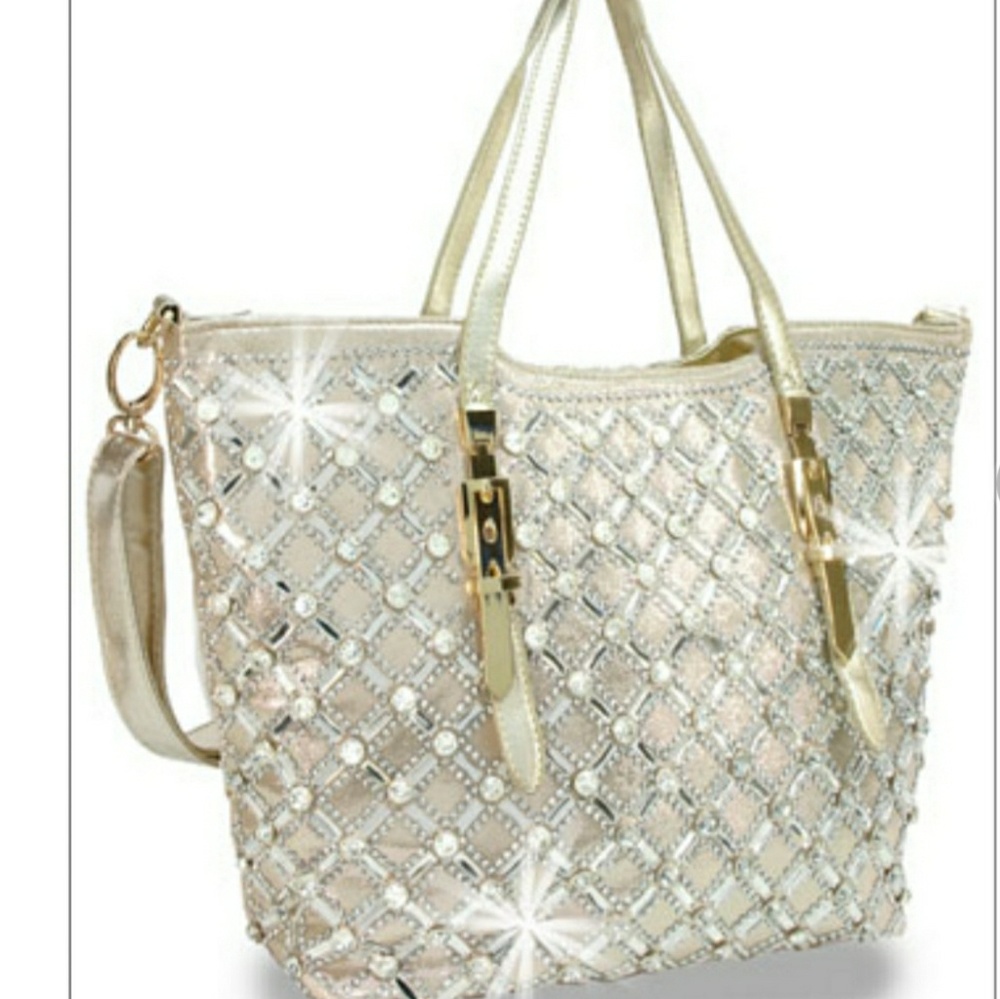 Sparkling Rhinestone Shopper